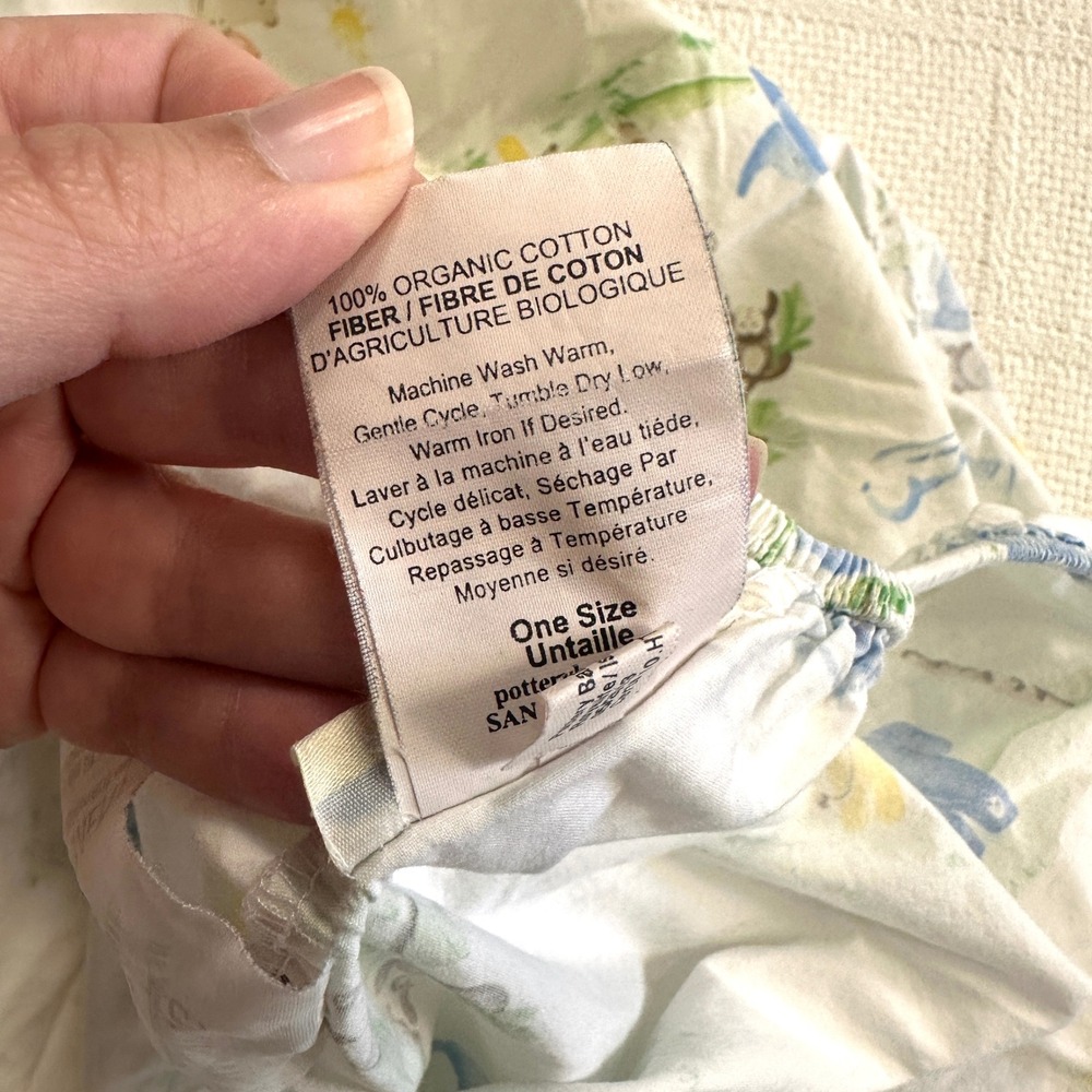 Pottery Barn Safari Animal Fitted Crib Sheet Jungle Friends Organic Cotton 2013 - Picture 6 of 7